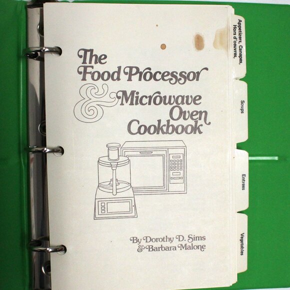 The Food Processor & Microwave Oven Cookbook Printed 1978 - Picture 4 of 12
